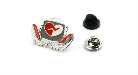 Defibrillator Brooch Medical Fashion Jewelry Gift for Doctor/Nurse/Medical Student Pin Women Jewelry