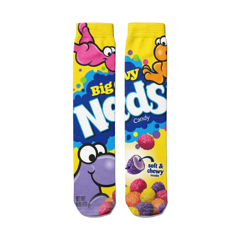 Potato Chip Print Socks