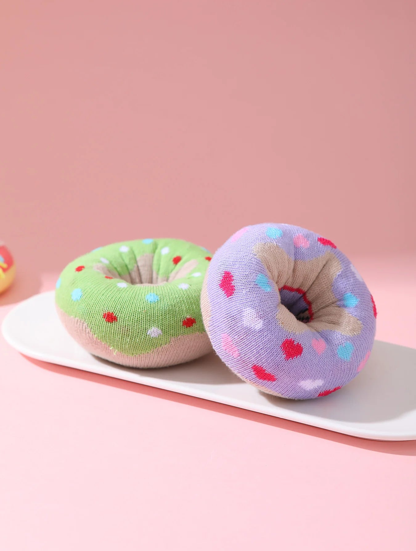 Donut Couple Socks Gift Box (2 Pairs)