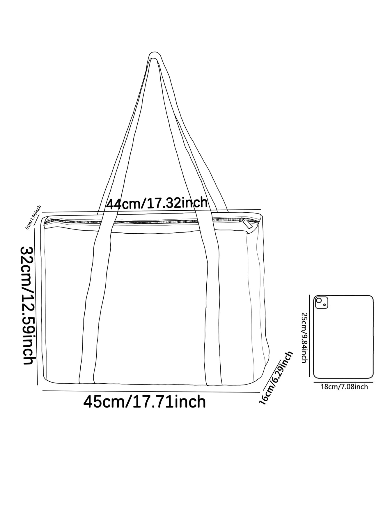 Medical Heart Wide-Strap Tote