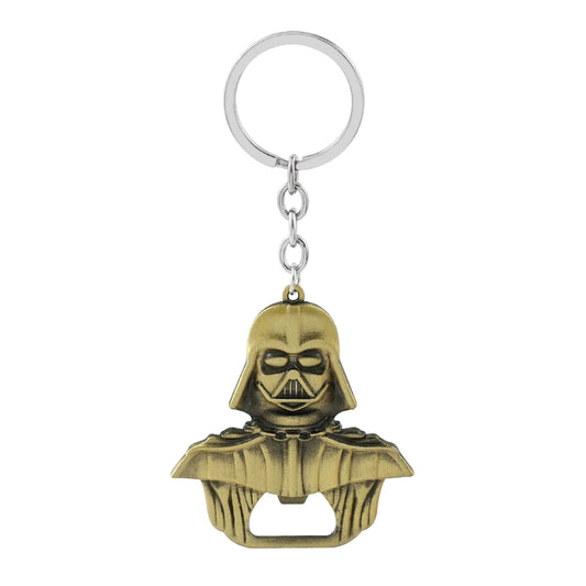 Star War Keychain Darth Vader Metal Pendant Beer Bottle Opener Keyring Car Backpack Key Holder Vintage Jewelry Accessories Gift