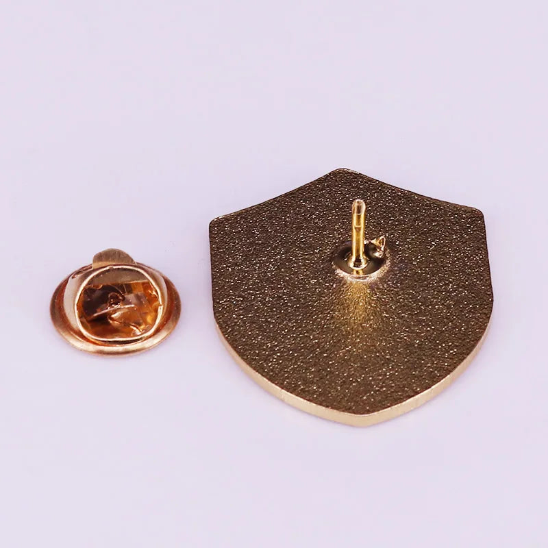 Funny Work Humor Shield Shape Enamel Pin Do You Hate Meetings? Show People That Office Humor with This Great Brooch
