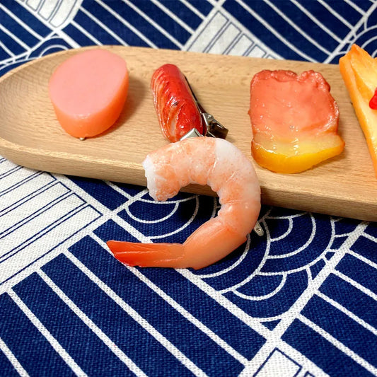 Creative Simulation Shrimp Bacon Sausage 3D Stereo Ins Wind Side Clip Food Play Fun Funny Hair Accessories Hairpin Female