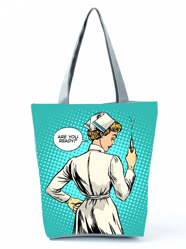 Foldable Nurse Shopping Bag