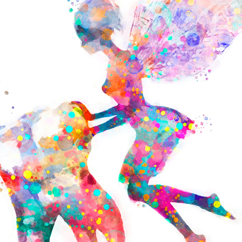 Watercolor Fairy Tooth Canvas Art