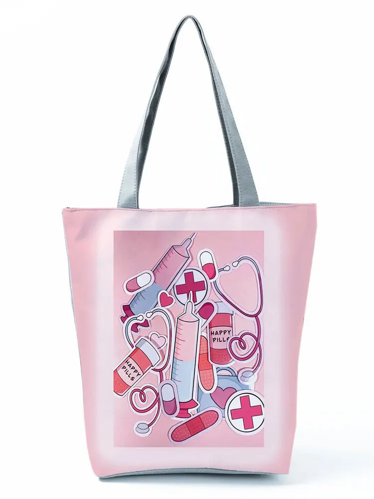 Foldable Nurse Shopping Bag