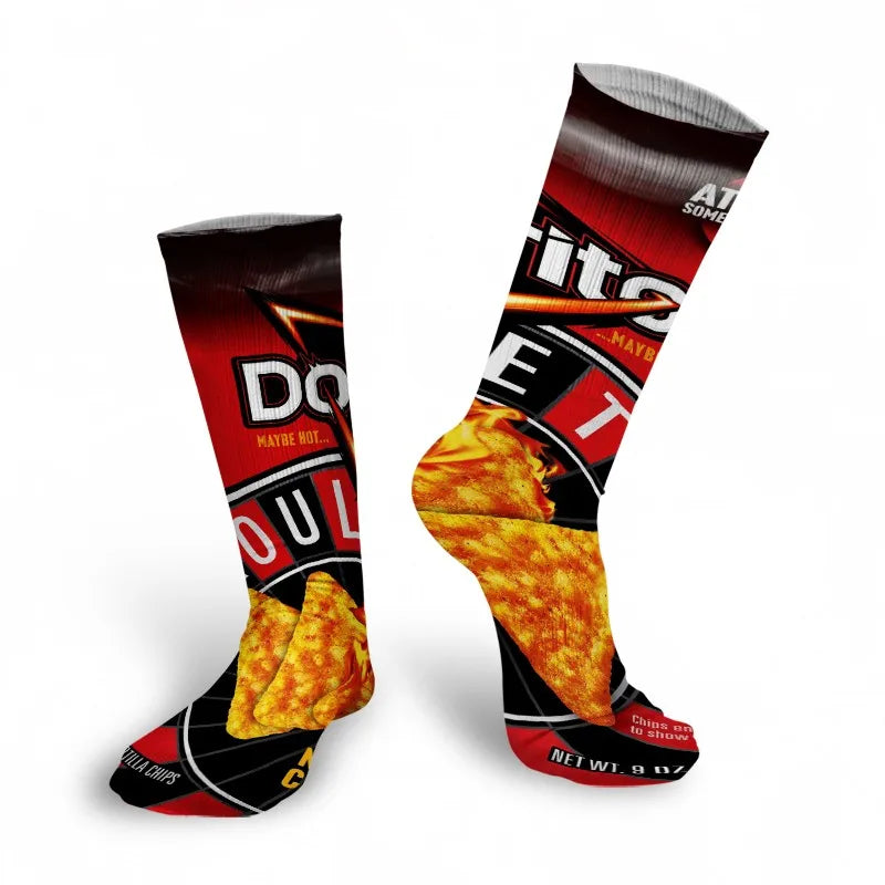 Snack Print Long Socks