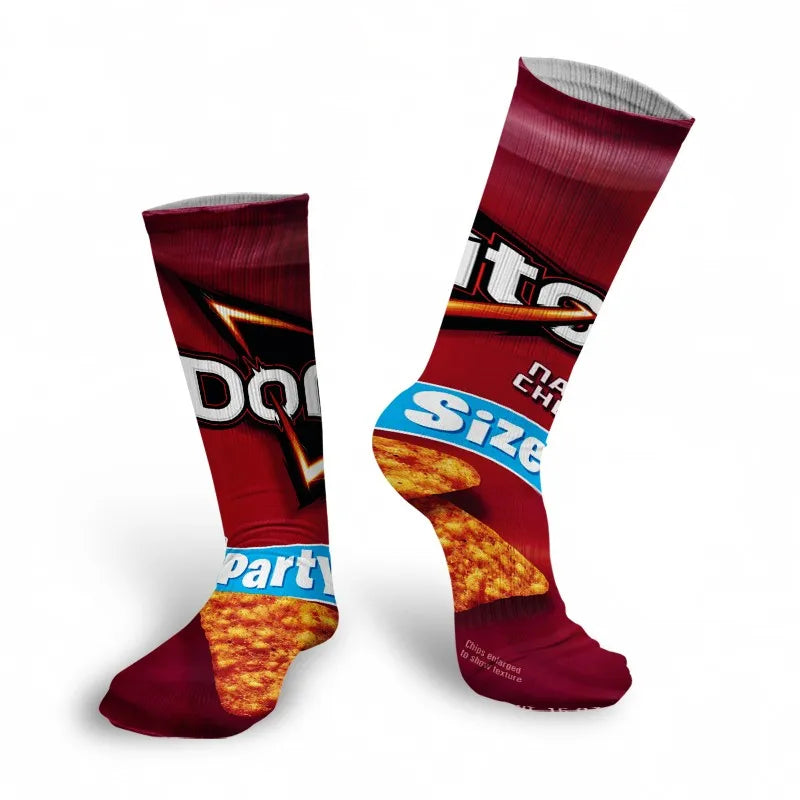 Snack Print Long Socks