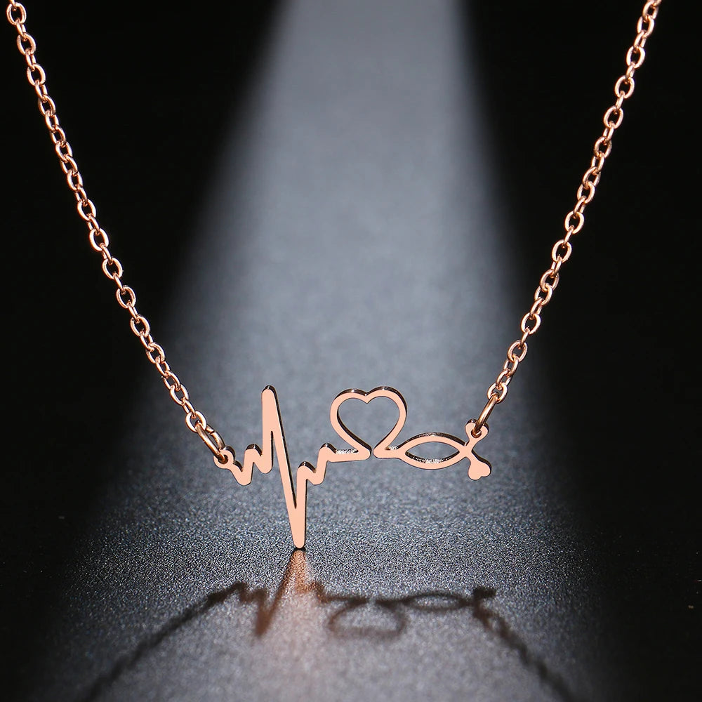 Nurse Gift Box - stethoscope heart necklace