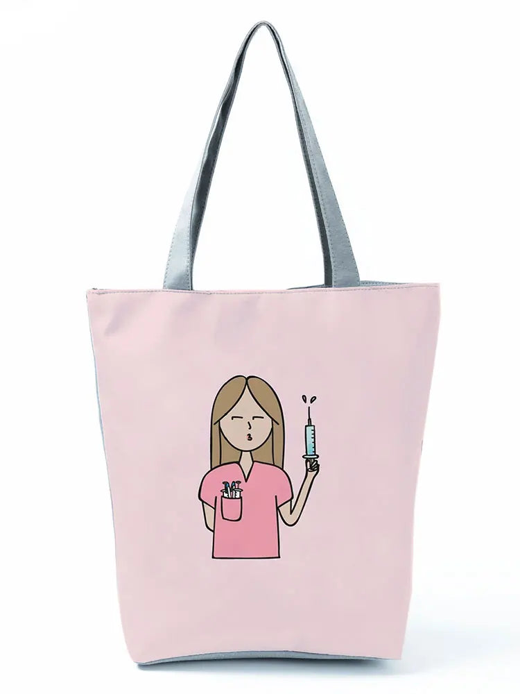 Foldable Nurse Shopping Bag