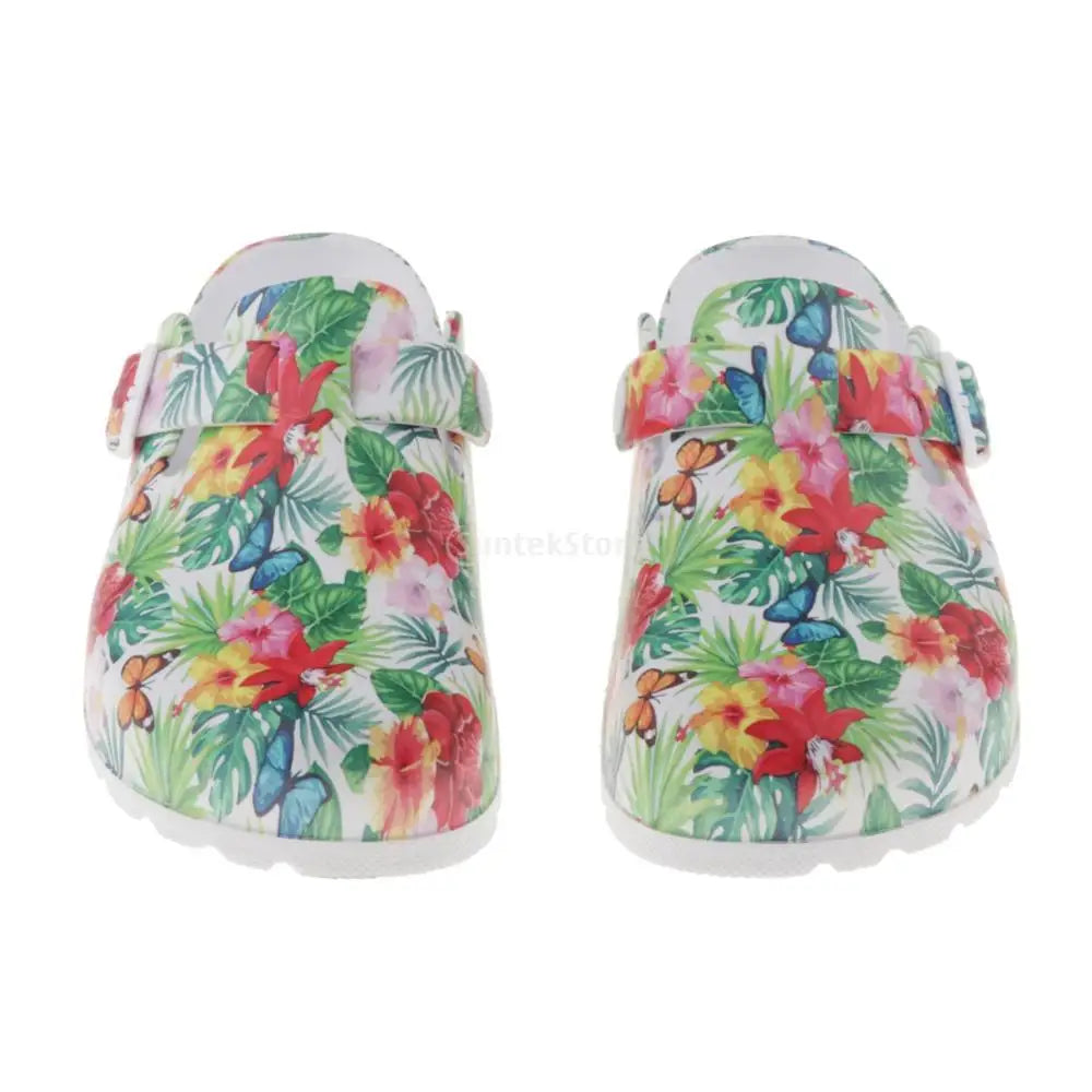 Nurse Print Garden Clogs
