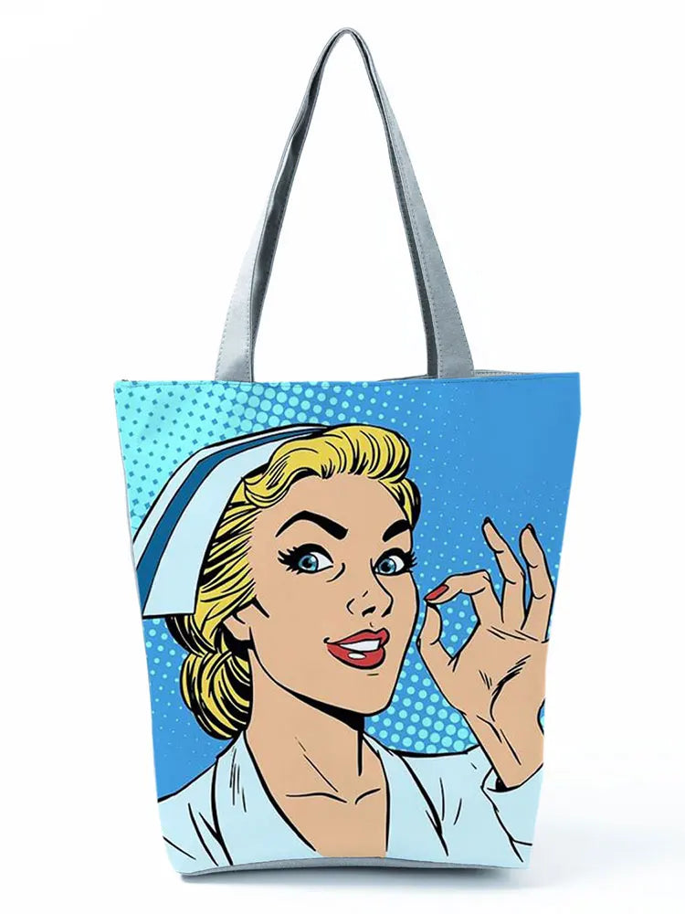 Foldable Nurse Shopping Bag