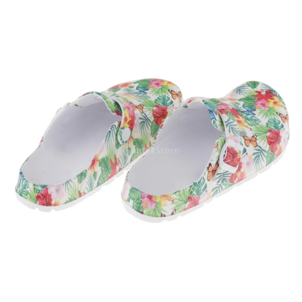 Nurse Print Garden Clogs