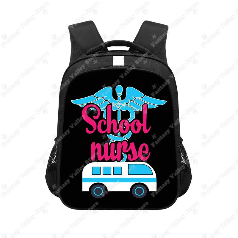 ECG Print School Backpack