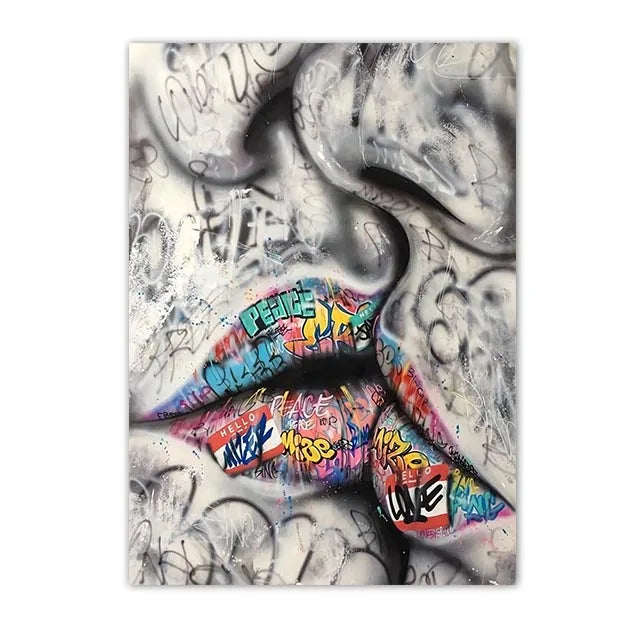 Pop Graffiti Canvas Print