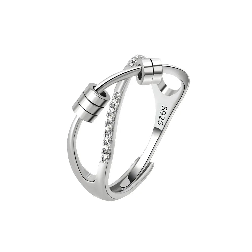 Anti-Stress Spinning Knuckle Ring