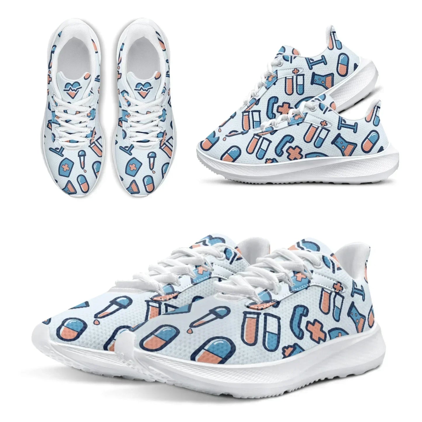 Medical Print Running Shoes