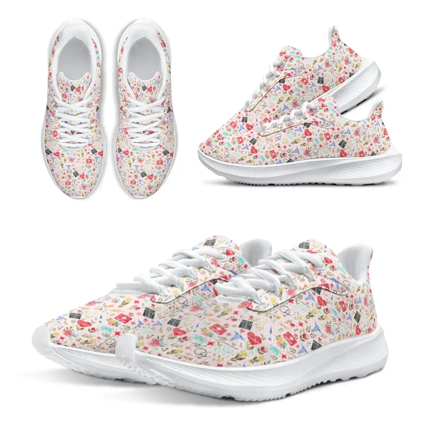 Medical Print Running Shoes
