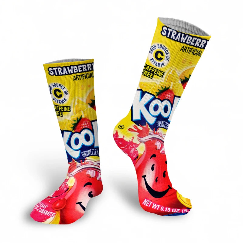 Potato Chip Print Socks