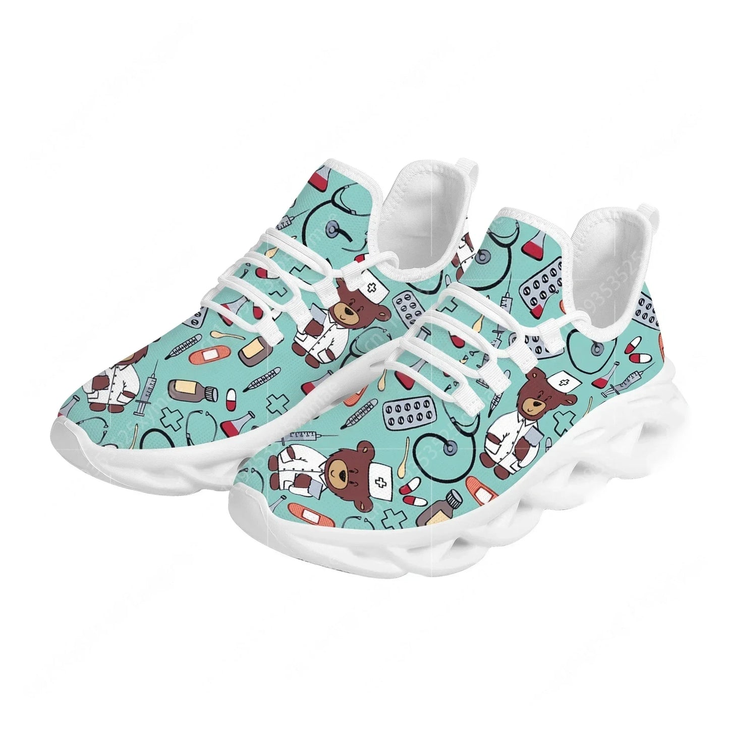 Pink Cartoon Nurse Trainers