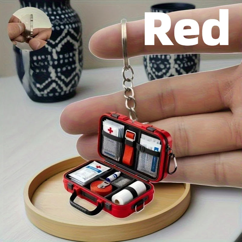 First Aid Kit Keychain