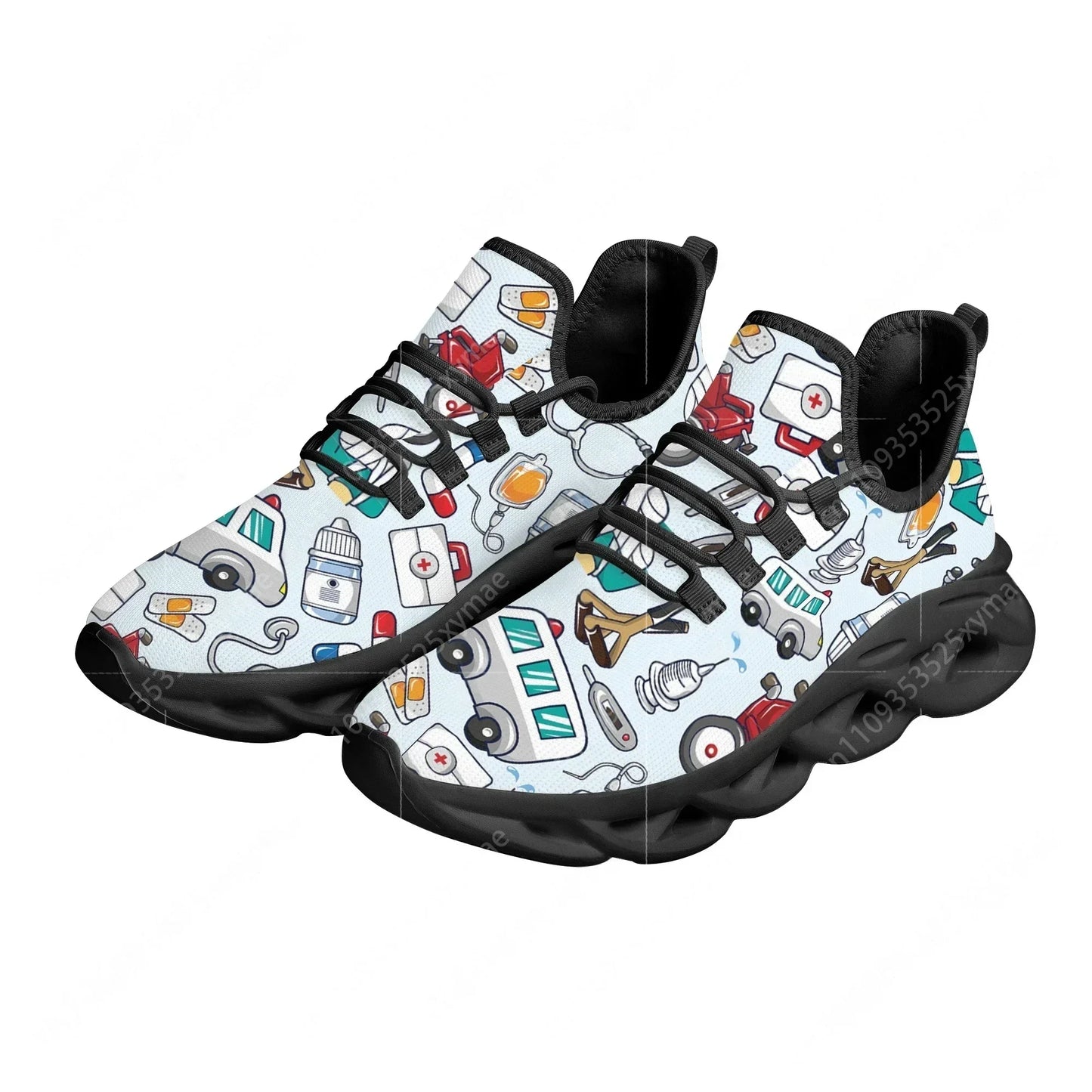 Pink Cartoon Nurse Trainers