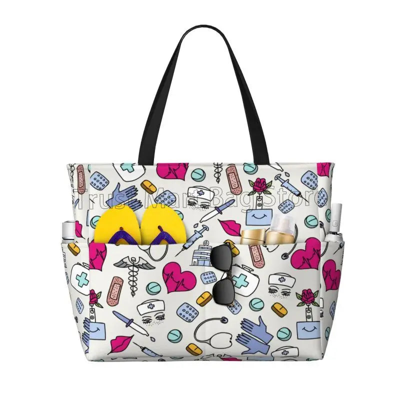 Extra Large Nurse Beach Tote