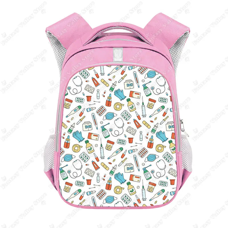 ECG Print School Backpack