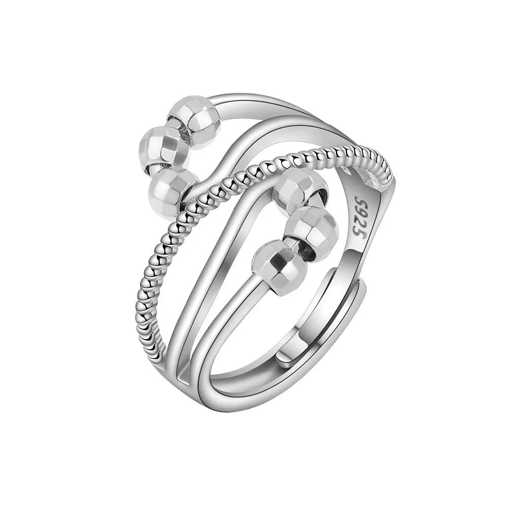 Anti-Stress Spinning Knuckle Ring
