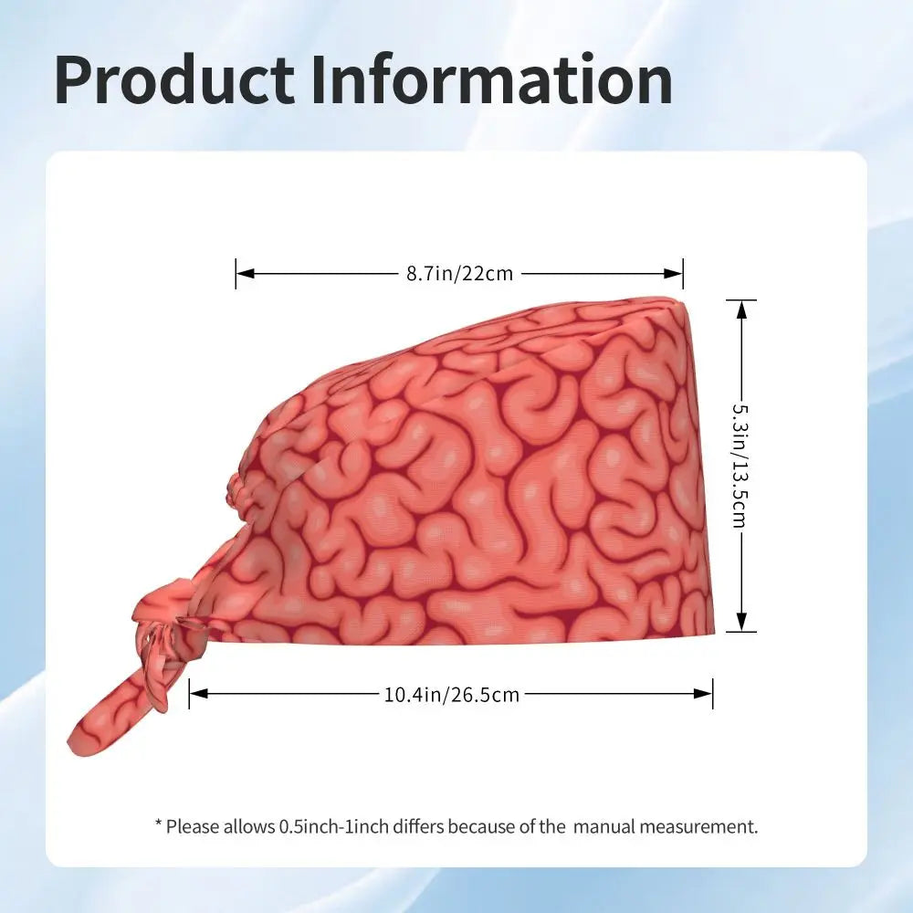 Brain Pattern Scrub Cap