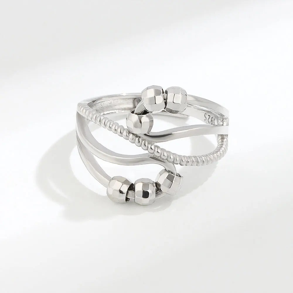 Anti-Stress Spinning Knuckle Ring