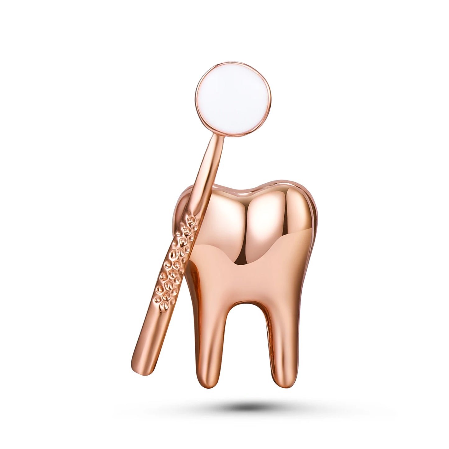 Tooth-Shaped Medical Brooch Pin
