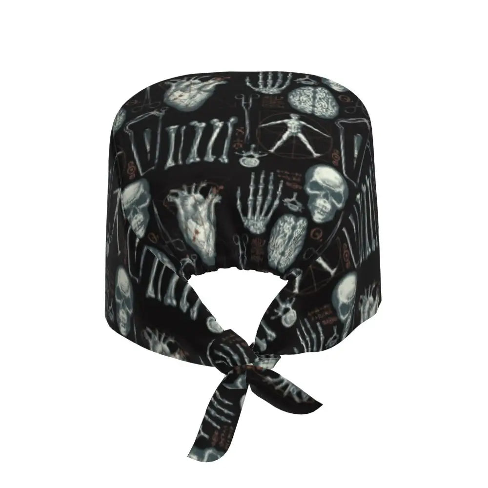 Anatomy Print Nursing Work Cap
