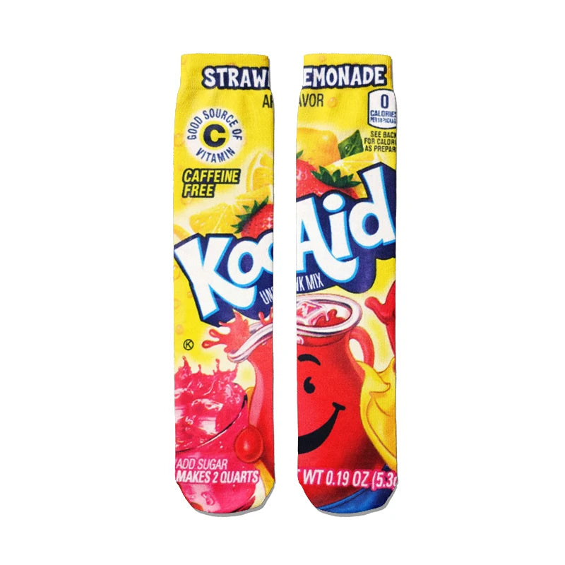 Potato Chip Print Socks