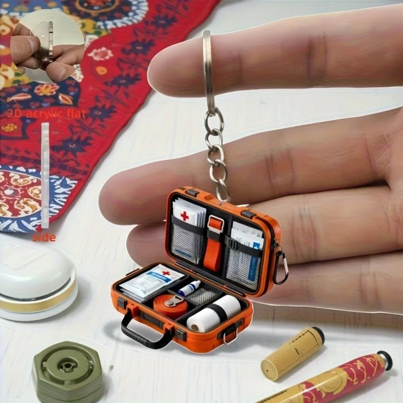 First Aid Kit Keychain