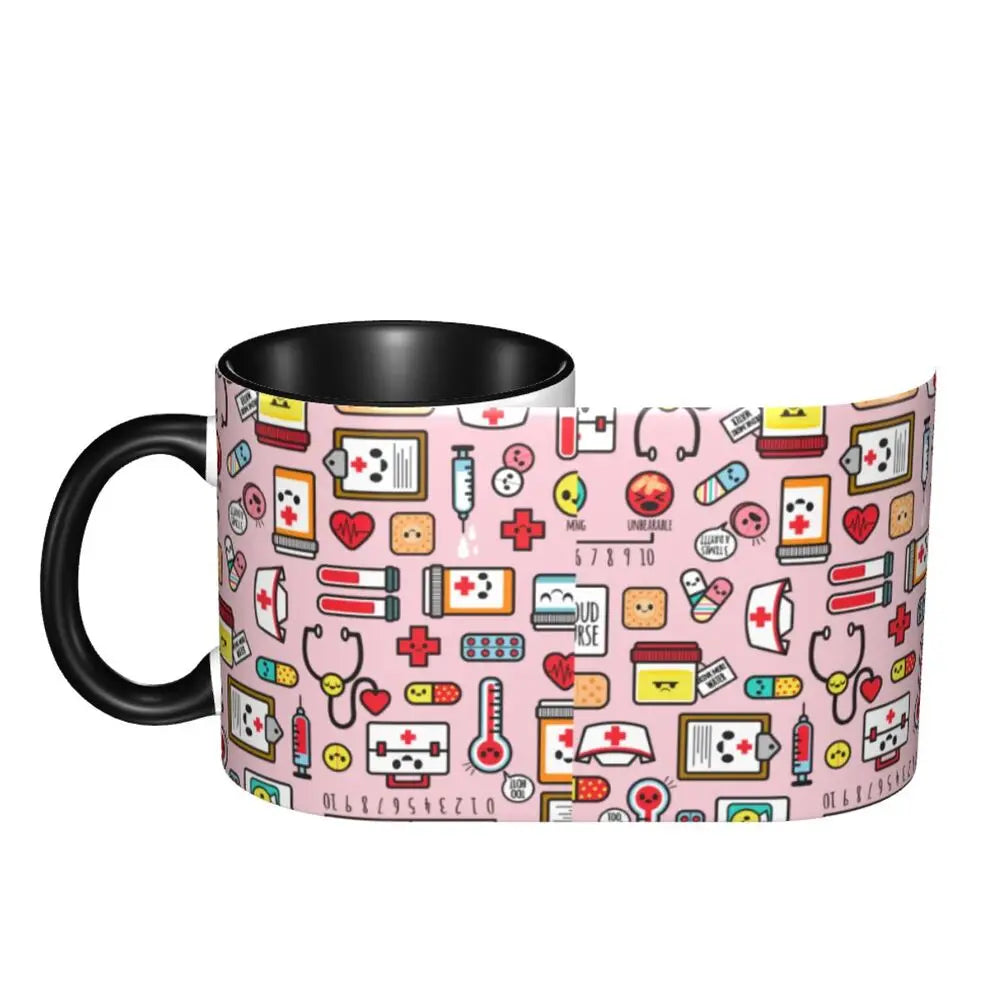 Pink Nurse Coffee Mug