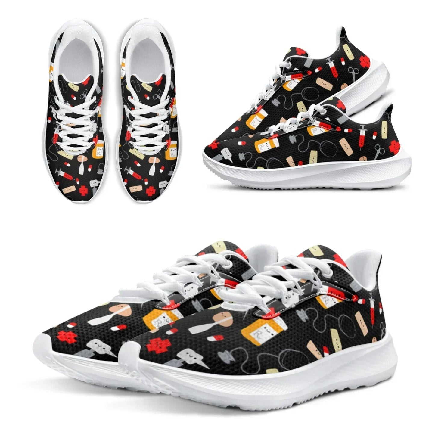 Medical Print Running Shoes