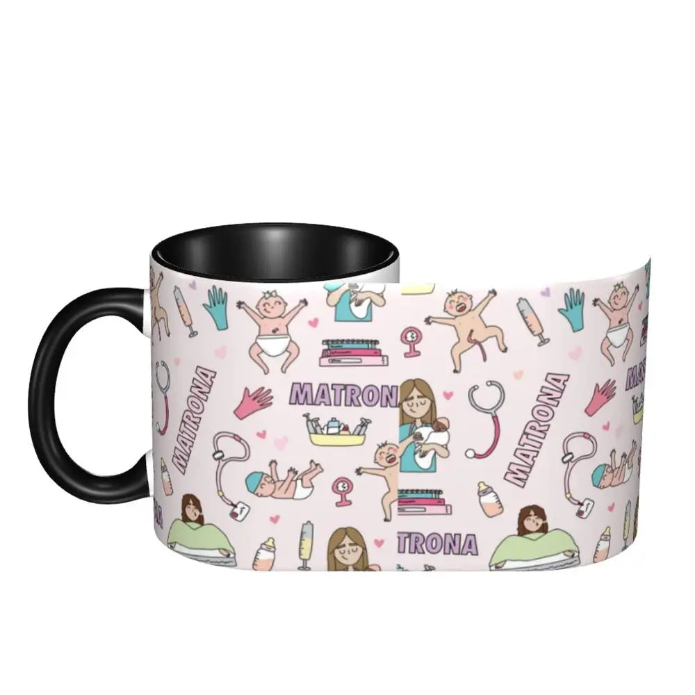 Pink Nurse Coffee Mug