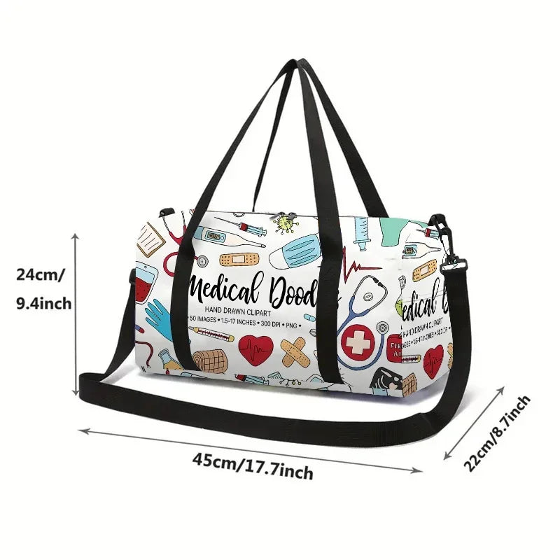 Medical Doodle Kids Duffel