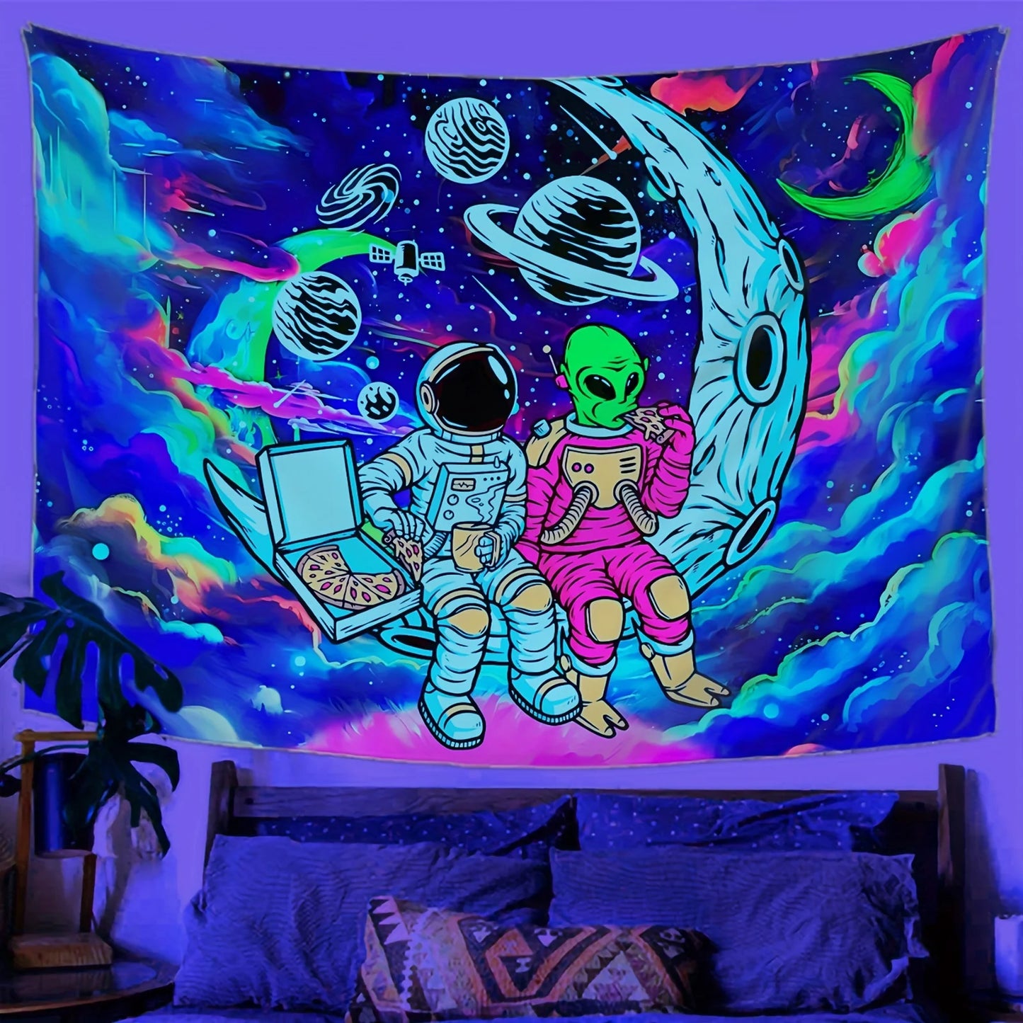 Dream Sky Alien Tapestry