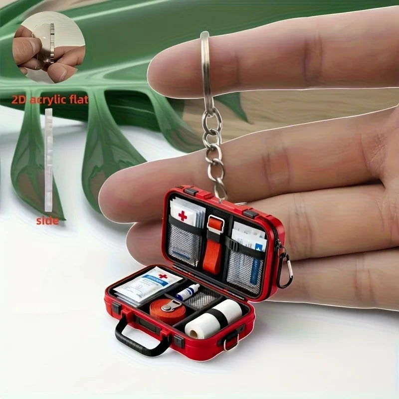 First Aid Kit Keychain