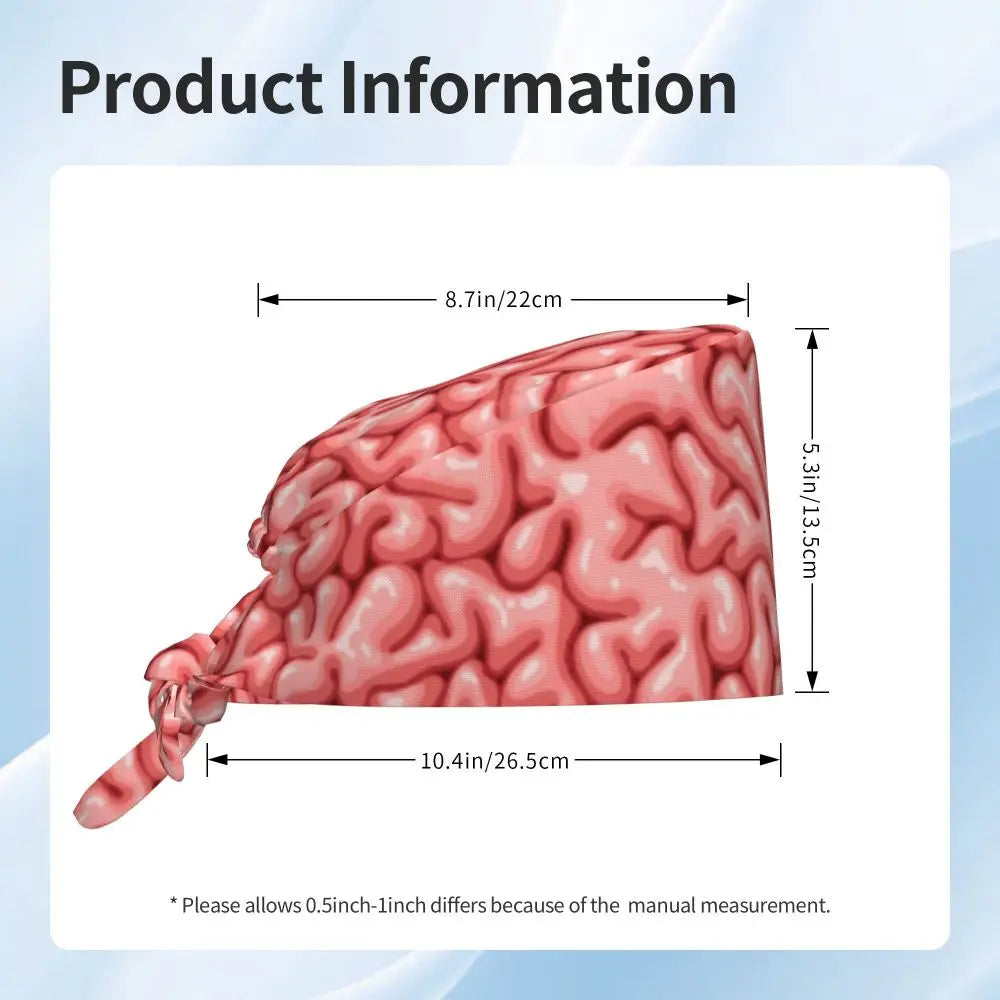 Brain Pattern Scrub Cap