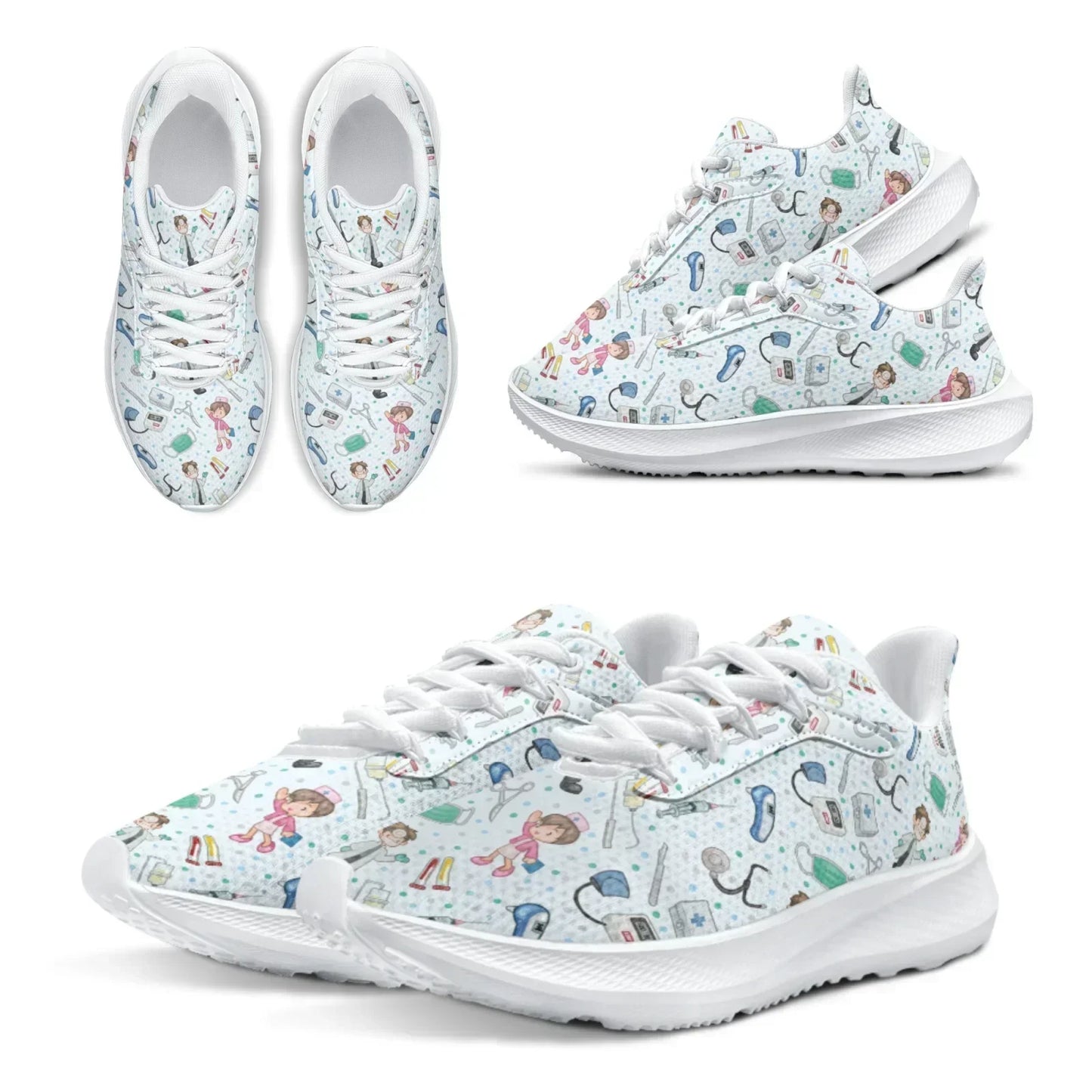 Medical Print Running Shoes