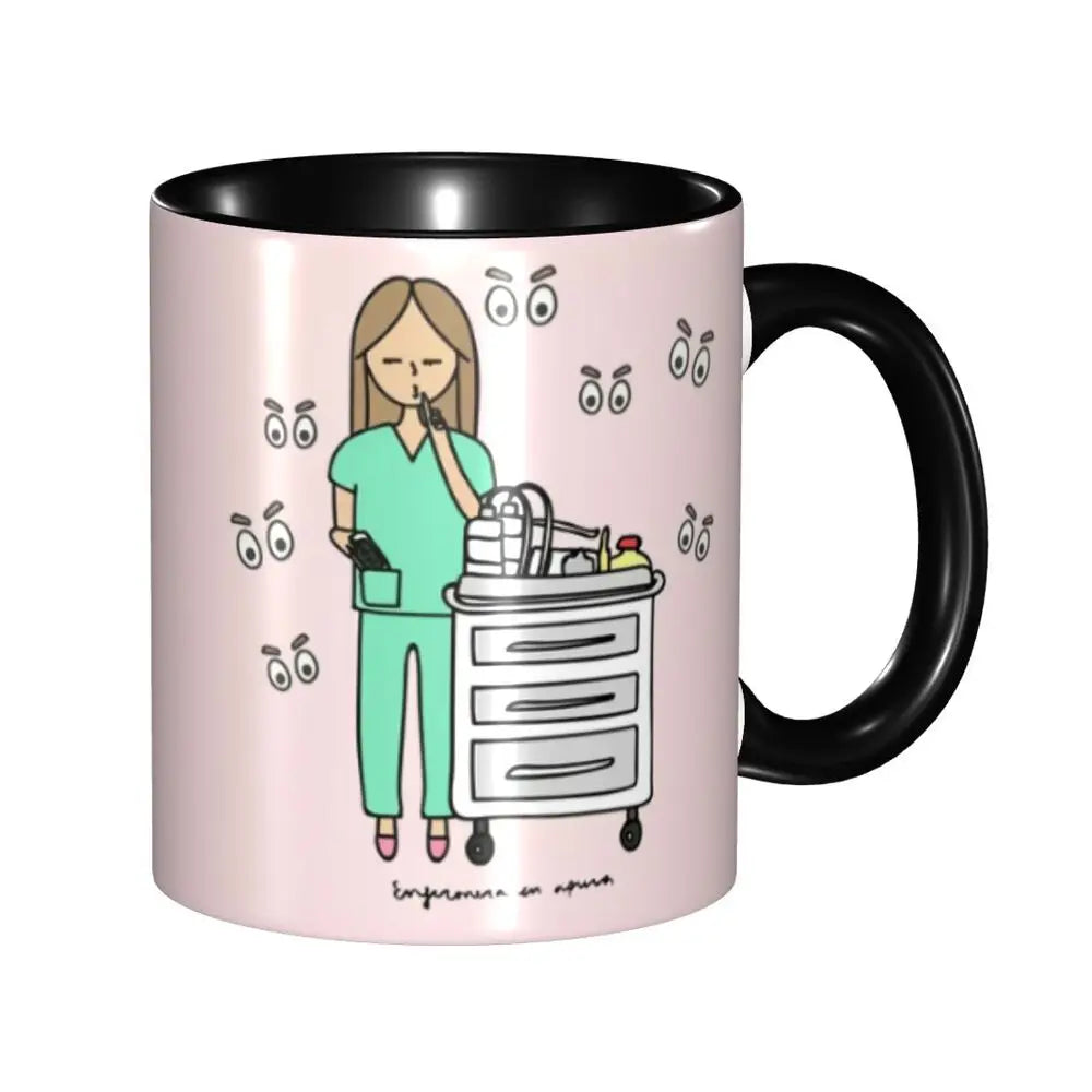 Pink Nurse Coffee Mug