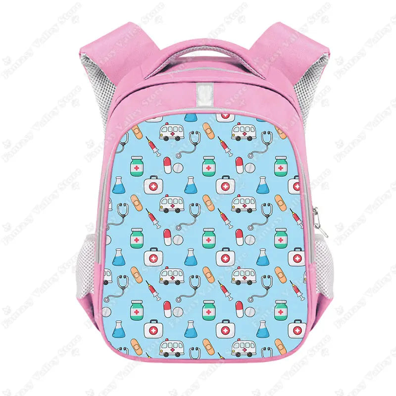 ECG Print School Backpack