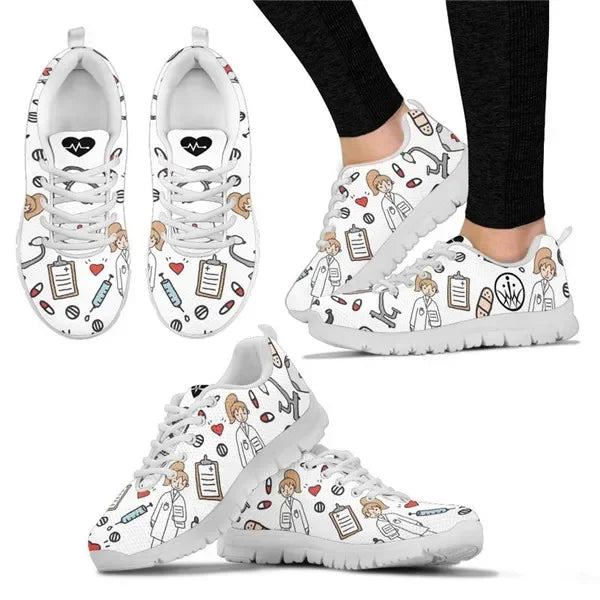 Physio Print Mesh Flats