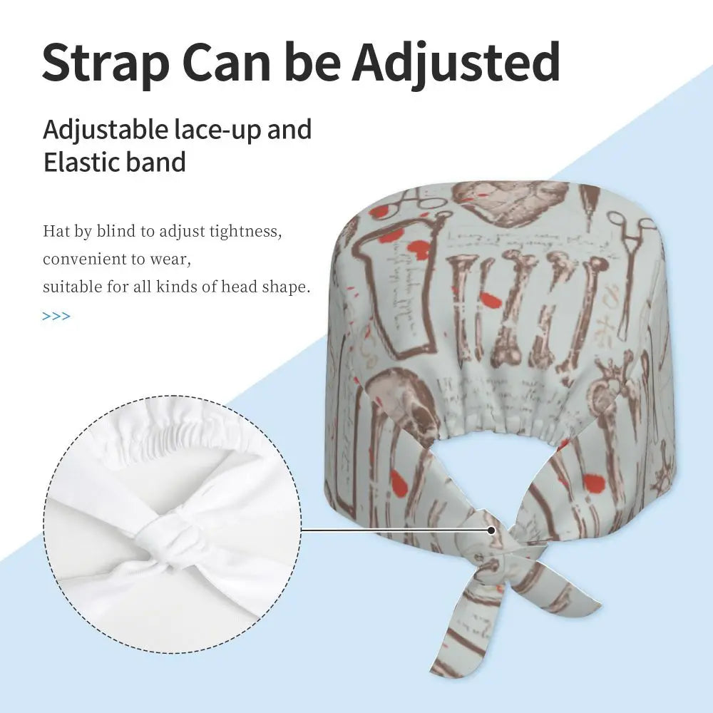 Human Anatomy Scrub Cap