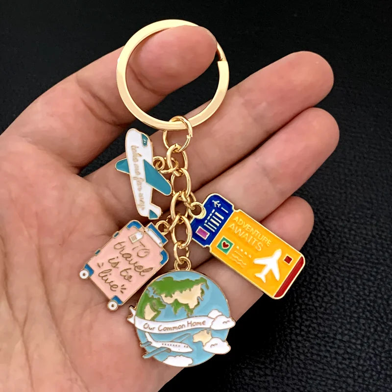 Travel Enamel Keyring