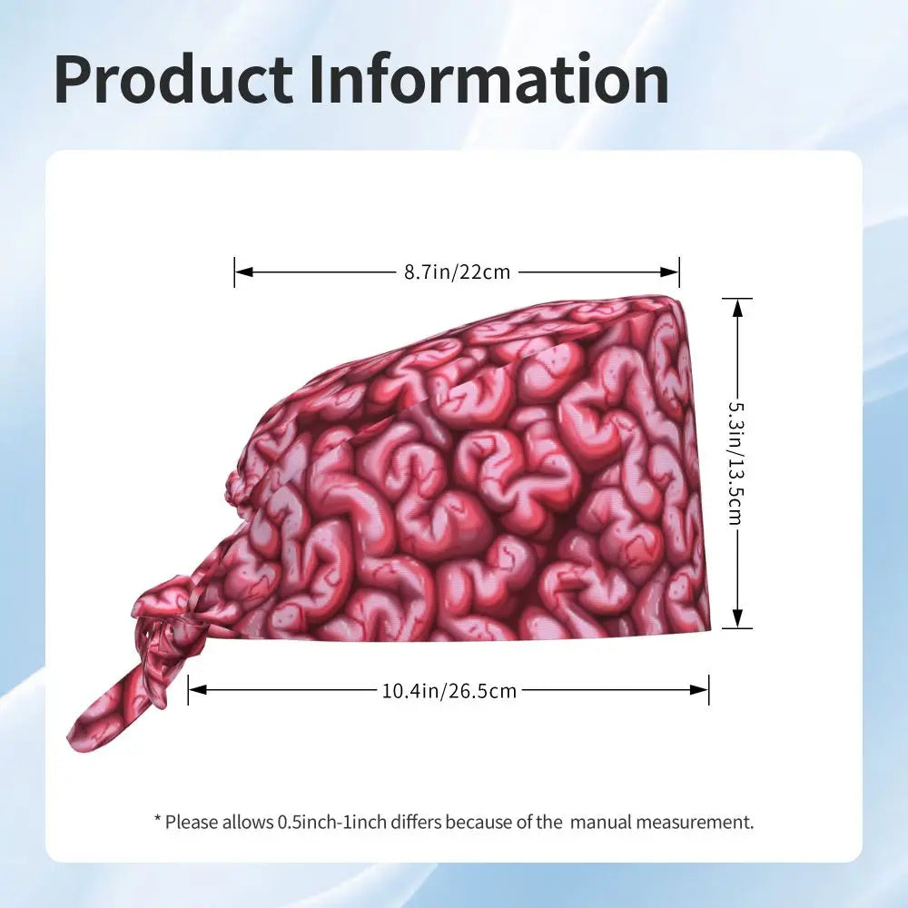 Brain Pattern Scrub Cap