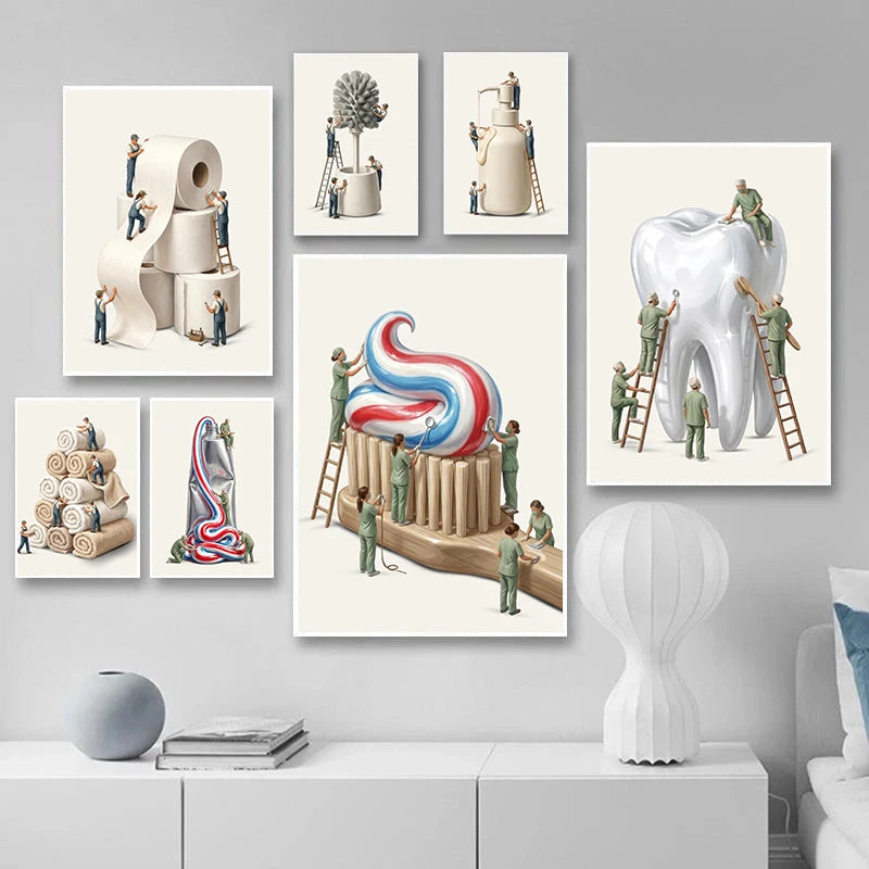 Minimal Bathroom Canvas Print
